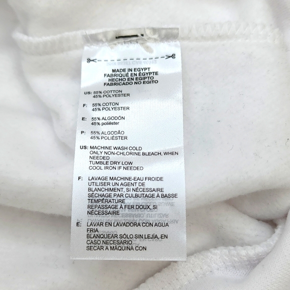 ADIDAS GOLF WHITE SWEATSHIRT WITH HOODIE - Picture 7 of 9